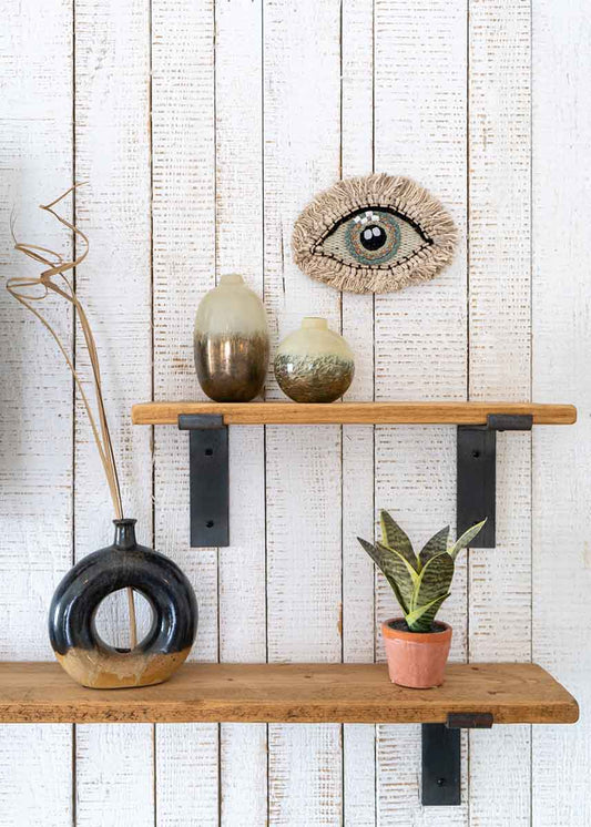Woven Wall-Hanging Mystic Eye - Green, lifestyle