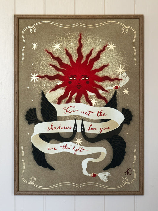 Fear Not The Shadows - Giclee Art Print LIMITED EDITION