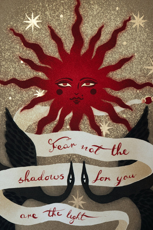 Fear Not The Shadows - Giclee Art Print LIMITED EDITION